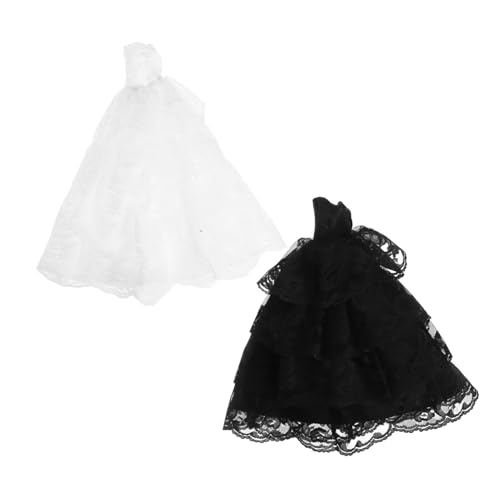 JOINPAYA 2 Stück Teiliges Puppenkleid in Kontrastfarben Spitzen Brautkleid Miniatur Brautkleid Prinzessin Abendkleid Puppenanzug für Actionfiguren und Puppenhaus Zubehör JOINPAYA 2 Stück Teiliges Puppenkleid in Kontrastfarben Spitzen Brautkleid Miniatur Brautkleid Prinzessin Abendkleid Puppenanzug für Actionfiguren und Puppenhaus Zubehör von JOINPAYA