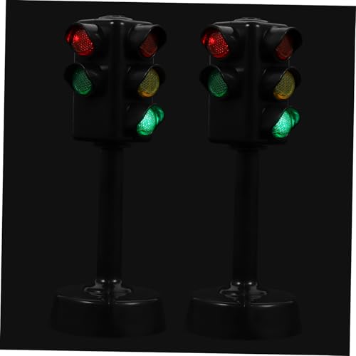 JOINPAYA 2 Stück Teiliges Verkehrsampel mit LED Licht Lernspielzeug für Pädagogisches Modell Verkehrsschilder Interaktives Ampelspielzeug für Zuhause und Kindergarten JOINPAYA 2 Stück Teiliges Verkehrsampel mit LED Licht Lernspielzeug für Pädagogisches Modell Verkehrsschilder Interaktives Ampelspielzeug für Zuhause und Kindergarten von JOINPAYA