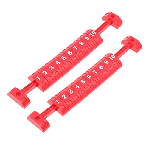 JOINPAYA 2 Stück Tischfußball Punktezähler Robuste Scorekeeper für Tischfußballspiele für Jede Fußball Tischspiel Sitzung Rot JOINPAYA 2 Stück Tischfußball Punktezähler Robuste Scorekeeper für Tischfußballspiele für Jede Fußball Tischspiel Sitzung Rot von JOINPAYA