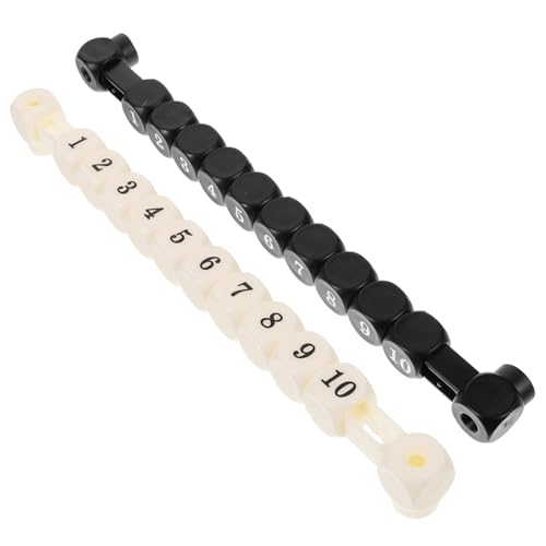 JOINPAYA 2 Stück Tischfußball Scorekeeper Langlebige Kunststoff Score Counter Kompakte Tischkicker Punktezähler für Standard Fußballtische Praktische und Multifunktionale Scoring Markierer von JOINPAYA