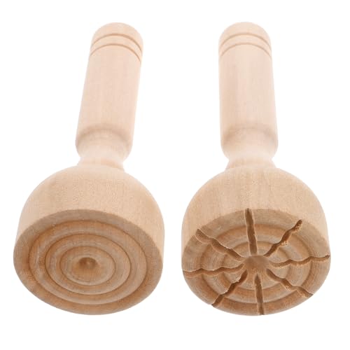 JOINPAYA 2 Stück Töpferstempel Stempel aus Ton Holzstempel Holzmarken Light Brown JOINPAYA 2 Stück Töpferstempel Stempel aus Ton Holzstempel Holzmarken Light Brown von JOINPAYA