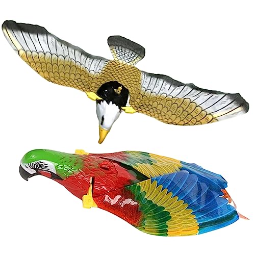 JOINPAYA 2 Stück Vogel kinderspielzeug für Toys for batteriebetrieben Kid Toys für Mädchen Musical interessantes Adlerspielzeug zubehör Plastik von JOINPAYA