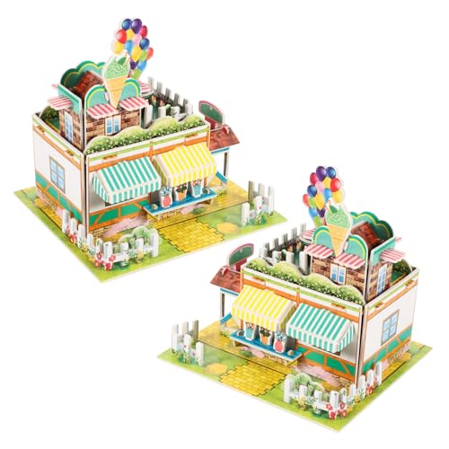 JOINPAYA 2 Stück rätselspiele kindergeburtstags mitgebsel rätselspiele für Erwachsene Handgemachte Puzzles 3D-Rätsel für Erwachsene Schaumstoff-3D-Puzzles Schaumstoffplatte von JOINPAYA