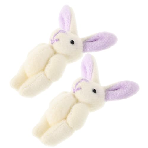 JOINPAYA 2 Stücke Joint Kaninchen Gefüllte Kaninchen Kleine Plüsch Puppe Kurze Plüsch Lavendel JOINPAYA 2 Stücke Joint Kaninchen Gefüllte Kaninchen Kleine Plüsch Puppe Kurze Plüsch Lavendel von JOINPAYA
