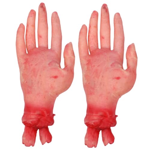 JOINPAYA 2stücke Halloween Fake Arm Requisiten Gruselige Handtricks Für Schaurige Feiern Für Halloween-Dekorationen Und Themenpartys von JOINPAYA