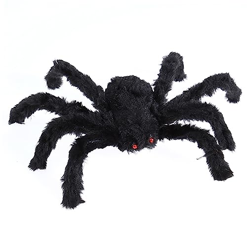 JOINPAYA 2 Stücke Simulation Spinnenspielzeug Plüschtier Spinne Künstliche Spinne Witze Halloween Halloween Toys Schwarze Spinnenrequisiten Halloween -Dekorationen Black von JOINPAYA