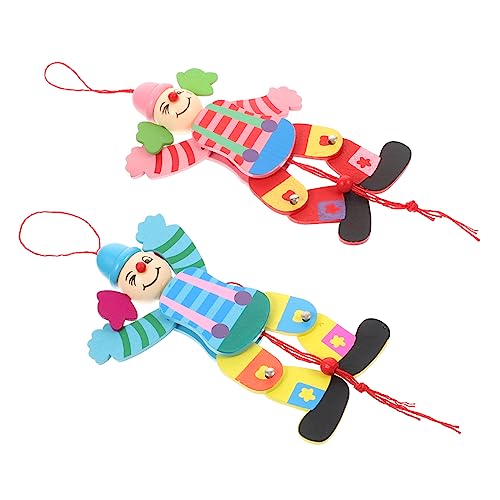 JOINPAYA 2 Stück Clown-marionettenpuppen Handpuppen Interaktive Schnur Für Jungen Und Mädchen Zufällige Farbe von JOINPAYA