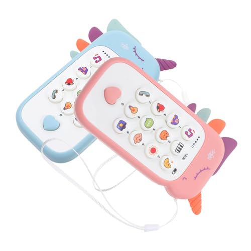 JOINPAYA 2 Teiliges Handy Interaktives Lern Smartphone Für Babys Mit Musik Und Lernfunktionen Für Kleinkinder Rollenspiel Handy JOINPAYA 2 Teiliges Handy Interaktives Lern Smartphone Für Babys Mit Musik Und Lernfunktionen Für Kleinkinder Rollenspiel Handy von JOINPAYA