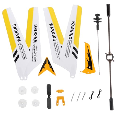JOINPAYA 2-teiliges Set Ersatzteile für Fernhubschrauber, Rc Hubschrauber, Spielset Zubehör, Heckstützen, Gelb von JOINPAYA