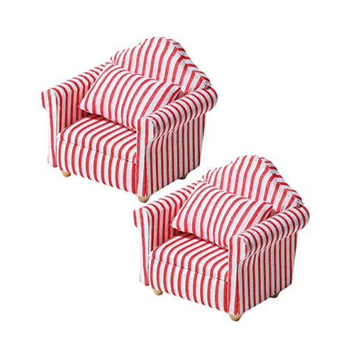 JOINPAYA Puppenhaus Mini Sofa Spielzeug 2 Stücke Wohnzimmer Sets Foto Requisiten Kleinkind Spielzeug Hand-auf Spielen Für Kinder von JOINPAYA