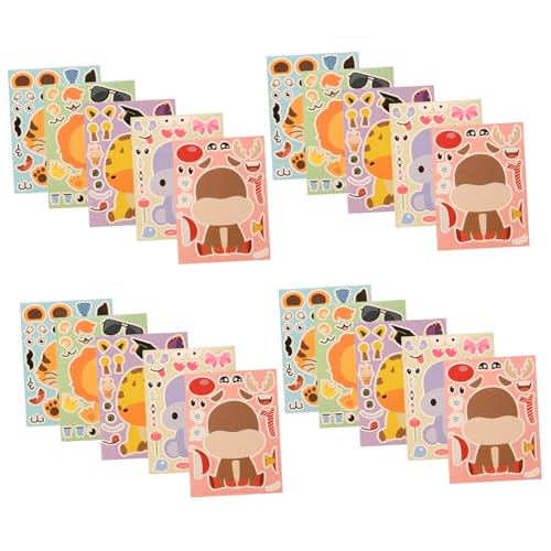 JOINPAYA 20 Blatt Tierische Aufkleber Geburtstagsdekorationen Zum Thema Dschungel Kleinkind Aufkleber Tierischer Aufkleber Wilde Partygeschenke Zoo-gastgeschenke Kupferplattenaufkleber JOINPAYA 20 Blatt Tierische Aufkleber Geburtstagsdekorationen Zum Thema Dschungel Kleinkind Aufkleber Tierischer Aufkleber Wilde Partygeschenke Zoo-gastgeschenke Kupferplattenaufkleber von JOINPAYA
