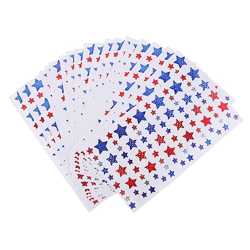 JOINPAYA 20 Blatt wohnraumdeko Sticker dekorative Sticker stickern aufklebebuchstaben Aufkleber für Lehreraufkleber kleine ästhetische Aufkleber Stern Aufkleber - von JOINPAYA