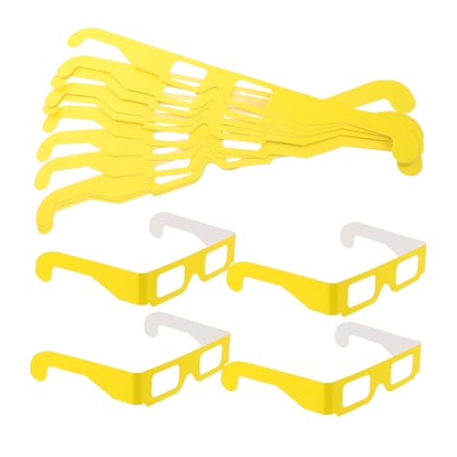 JOINPAYA 20 Paar Feuerwerksgläser Brille in Herzform Gläser Zum Leuchten Bringen Brechungsgläser Ergänzungen Neonbrille Neon-Sonnenbrille Beugungsgläser Herzbeugungsbrille Papier Yellow JOINPAYA 20 Paar Feuerwerksgläser Brille in Herzform Gläser Zum Leuchten Bringen Brechungsgläser Ergänzungen Neonbrille Neon-Sonnenbrille Beugungsgläser Herzbeugungsbrille Papier Yellow von JOINPAYA