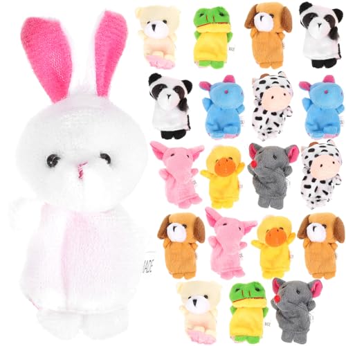 JOINPAYA Interaktives Tier-fingerpuppen-Set Für Jungen Und Mädchen 20-teiliges Handpuppenspielzeug Satte Farben Für Rollenspiele Zufälliger Stil von JOINPAYA