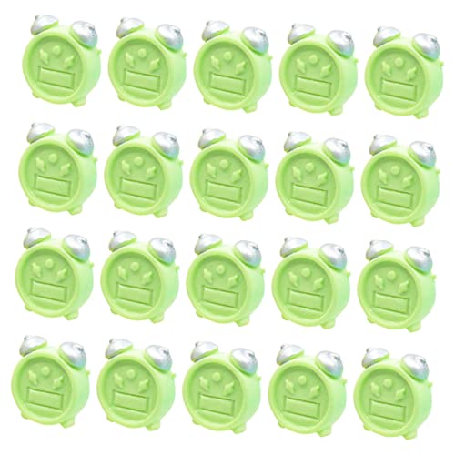 JOINPAYA 20 STK Wecker Clocks für für spielzeuge für Fantasiespielzeug kinderspielzeuge Miniaturen Mini-Dinge Nachahmung Uhr Uhrspielzeug vorgeben Harz Green JOINPAYA 20 STK Wecker Clocks für für spielzeuge für Fantasiespielzeug kinderspielzeuge Miniaturen Mini-Dinge Nachahmung Uhr Uhrspielzeug vorgeben Harz Green von JOINPAYA