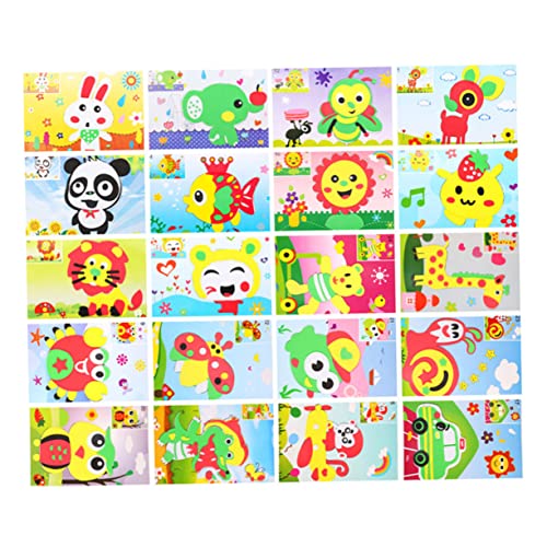 JOINPAYA 20 Stück 3D-Aufkleber Bastel-DIY-Sticker-Kits Für Schaumstoff-Aufkleber Bastelaufkleber-kit Zum Selbermachen Kleinkind Aufkleber Eva JOINPAYA 20 Stück 3D-Aufkleber Bastel-DIY-Sticker-Kits Für Schaumstoff-Aufkleber Bastelaufkleber-kit Zum Selbermachen Kleinkind Aufkleber Eva von JOINPAYA