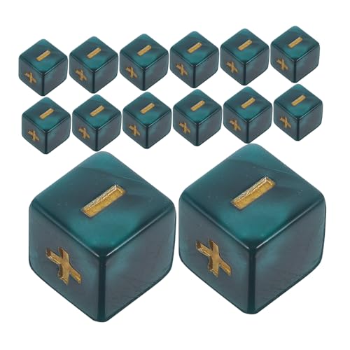 JOINPAYA 20 Stück Arithmetische Lehrmittel Mathe-lernhilfe Mathe-unterrichtszubehör Mathe-lehrwürfel Symbol Mathe-berechnungswürfel Minus Mathe-aktivitätswürfel Plus Würfelspiel Green Acryl von JOINPAYA