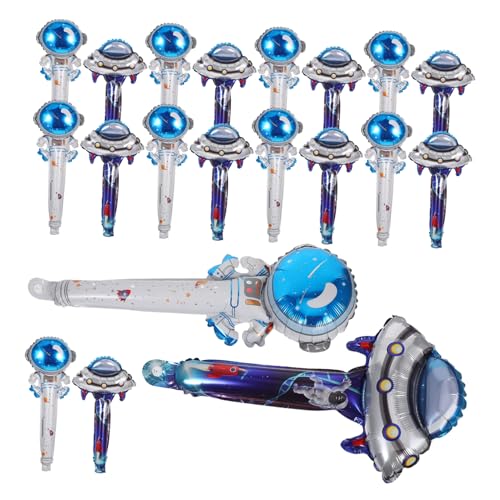 JOINPAYA 20 Stück Astronautenballon Aufblasbarer Folienballon Astronautenförmiger Ballon Bezaubernder Folienballon Aufblasbare Ballondekoration Aluminiumfolie von JOINPAYA