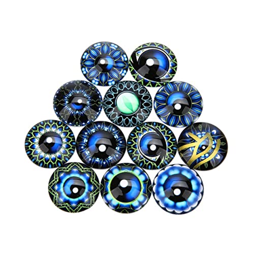 JOINPAYA 20 Stücke Runde Glas Edelsteine ​​Glas Patches Für Schmuck Muttertag Für von JOINPAYA