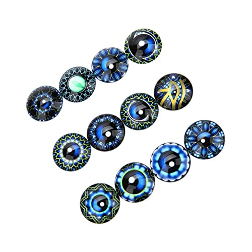 JOINPAYA Edelstein-glasaufkleber 20 Mm Runde Aufnäher Schmuckaufnäher Glas Dekorative Aufkleber Zum Basteln von JOINPAYA