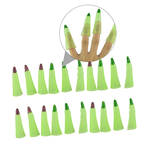 JOINPAYA 20 Stück Halloween-Nagelset Halloween Finger Halloween Costume Party Halloween Party Dekoration Halloween-Finger gefälscht Zombie-Nägel-Abdeckung Zombie-Finger-Requisiten Plastik JOINPAYA 20 Stück Halloween-Nagelset Halloween Finger Halloween Costume Party Halloween Party Dekoration Halloween-Finger gefälscht Zombie-Nägel-Abdeckung Zombie-Finger-Requisiten Plastik von JOINPAYA