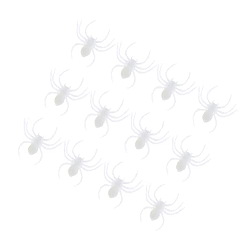 JOINPAYA 20 Stück Halloween-spinne Halloween- Gefälscht Spinnendekor Groß Drinnen Netze Glühen Party Halloween Spider Decor Streich Dekorationen von JOINPAYA