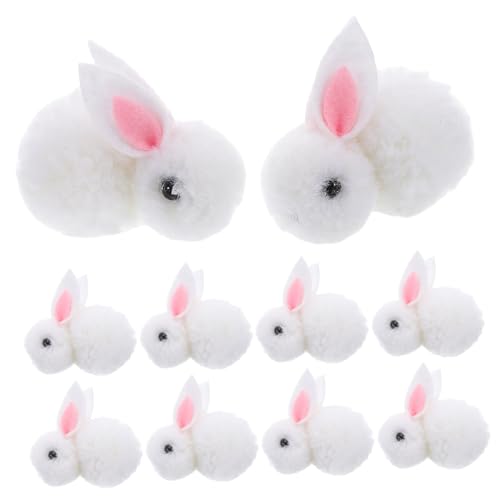 JOINPAYA 20 Stück Hase Stoffhase Mini-filzhase Kleine Hasen-anhänger Hase Aus Wollfilz Mini-Kaninchen Miniatur-tierfiguren Simulationstiere Plüsch Weiß JOINPAYA 20 Stück Hase Stoffhase Mini-filzhase Kleine Hasen-anhänger Hase Aus Wollfilz Mini-Kaninchen Miniatur-tierfiguren Simulationstiere Plüsch Weiß von JOINPAYA