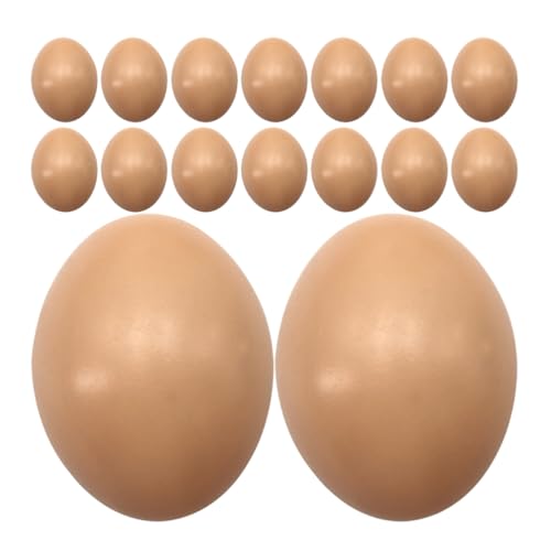 JOINPAYA 20 Stück Künstliche Eier: Pp-DIY-Ostereier Realistische Braune Hühnereier Simulationseier Zum Basteln Und Osterkörbchenfüller Party-Heimdekoration JOINPAYA 20 Stück Künstliche Eier: Pp-DIY-Ostereier Realistische Braune Hühnereier Simulationseier Zum Basteln Und Osterkörbchenfüller Party-Heimdekoration von JOINPAYA