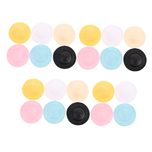 JOINPAYA 20 Stück Mini-Strohhut Mini-Craft-hüte Miniatur Klein Winzig Puppenzubehör Mini-puppenhüte Minihüte Zum Basteln Mini-puppenhauszubehör Mini Doll House Accessoires Plastik JOINPAYA 20 Stück Mini-Strohhut Mini-Craft-hüte Miniatur Klein Winzig Puppenzubehör Mini-puppenhüte Minihüte Zum Basteln Mini-puppenhauszubehör Mini Doll House Accessoires Plastik von JOINPAYA