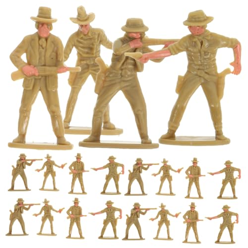 JOINPAYA 20 Stück Westernfiguren Robuste -Modelle Realistische Simulation Heimdekoration Spielzeug von JOINPAYA