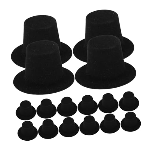 JOINPAYA 20 Stück Schneemann-Hut Schneemann-Zylinder Kappe Klein Schneemänner Miniatur DIY Bastel-Zylinder Winzig Dekorativ Für Mini-hüte Minihüte Zum Basteln Flacher Filzhut Ding Eva Black JOINPAYA 20 Stück Schneemann-Hut Schneemann-Zylinder Kappe Klein Schneemänner Miniatur DIY Bastel-Zylinder Winzig Dekorativ Für Mini-hüte Minihüte Zum Basteln Flacher Filzhut Ding Eva Black von JOINPAYA