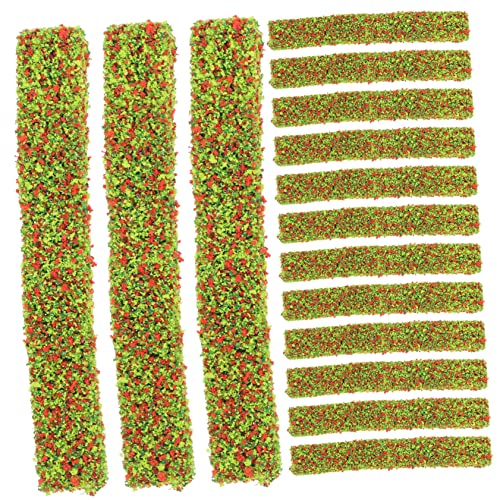 JOINPAYA 20 Stück Simulierte Blumenstrauchdekoration Miniaturpflanzen Sandtischmodelldekoration Landschaft Grasbüschel Miniatur künstliche Pflanzen Blumenvegetation Mini-Blumenschmuck von JOINPAYA