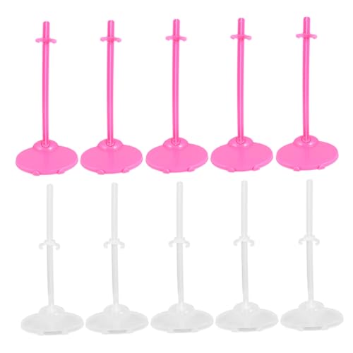 JOINPAYA 20 Stück Stehende Clip -Fixierungsrahmen Puppenbaby Anzeige Steht Standpuppenhalter hoch doll Accessories Spielzeugständer Puppenstützrahmen Zubehör für Babypuppen von JOINPAYA