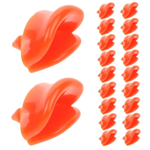 JOINPAYA 20 Stück Teiliges DIY Enten Schnabel aus Kunststoff mit Lippenrand Stabiles Stecksystem Realistische Entenschnäbel für Bastelprojekte und Spielzeugherstellung Sicher und von JOINPAYA