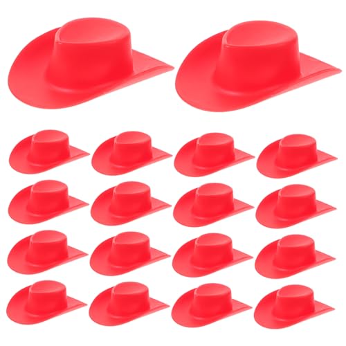 JOINPAYA 20 Stück austauschbare Minihüte doll Accessories puppenhauszubehör DIY Zubehör DIY Dekoration Cowgirlhüte Frauen Kleiner Cowboyhut Miniaturhüte Mini-Miniatur-Hut Plastik rot JOINPAYA 20 Stück austauschbare Minihüte doll Accessories puppenhauszubehör DIY Zubehör DIY Dekoration Cowgirlhüte Frauen Kleiner Cowboyhut Miniaturhüte Mini-Miniatur-Hut Plastik rot von JOINPAYA
