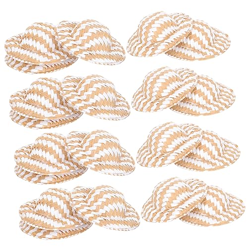 JOINPAYA 20 Stück geflochtener Strohhut Mädchen Mini realistisch Party Dolly bastelset bastelzeug für weihnchtsdeko Foto -Prop -Zubehör Foto-Requisite für Bastelhüte Stoff JOINPAYA 20 Stück geflochtener Strohhut Mädchen Mini realistisch Party Dolly bastelset bastelzeug für weihnchtsdeko Foto -Prop -Zubehör Foto-Requisite für Bastelhüte Stoff von JOINPAYA