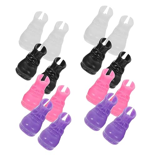 JOINPAYA 20 Stück winzige Schuhe Babypuppenschuhe Puppenstiefel plastikschuhe doll Accessories Puppenstube Dekoration miniaturen Figuren Puppe Schuhe dekorative Minischuhe von JOINPAYA