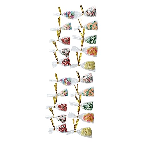 JOINPAYA 20 Stücke Polymer Clay Süßigkeiten Verpackt Dessert Spielhaus Dessert Obst Für Mini von JOINPAYA