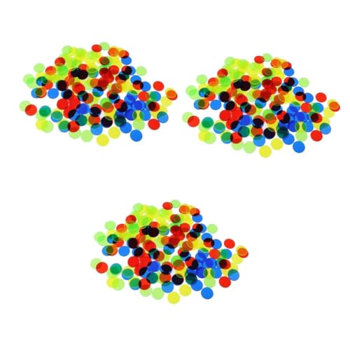 JOINPAYA 200 Stück 15mm Bingo Chips aus Kunststoff Bunte Zählmarkierer für Bingo Spiele Transparent für Klassenzimmer und Spieleabende JOINPAYA 200 Stück 15mm Bingo Chips aus Kunststoff Bunte Zählmarkierer für Bingo Spiele Transparent für Klassenzimmer und Spieleabende von JOINPAYA