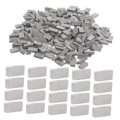 JOINPAYA 200 Stück simulierter Ziegel Miniaturen gefälscht ästhetisch Konstruktion bastelmaterial bastel Materialien Zug Modellbau Mauerziegelmodell dünner Ziegel Möbel Ton JOINPAYA 200 Stück simulierter Ziegel Miniaturen gefälscht ästhetisch Konstruktion bastelmaterial bastel Materialien Zug Modellbau Mauerziegelmodell dünner Ziegel Möbel Ton von JOINPAYA