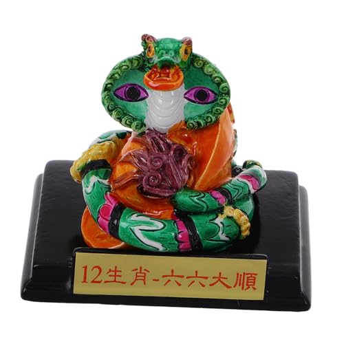 JOINPAYA Schlangen-Harz-Ornamente Miniatur-schlangen-Ornament Zum Chinesischen Neujahrssternzeichen Perfekt Für Tortenaufsatz Puppenhaus von JOINPAYA