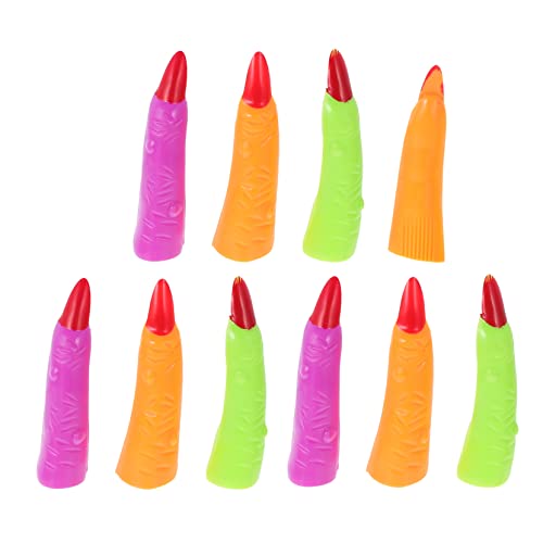 JOINPAYA 20St Gefälschte Nagel- Nagel-Kits Party Halloween-Pressnägel Nägel drücken Halloween nägel Halloween Nails Halloween-Streichdekore Halloween-Streichdekoration PVC von JOINPAYA
