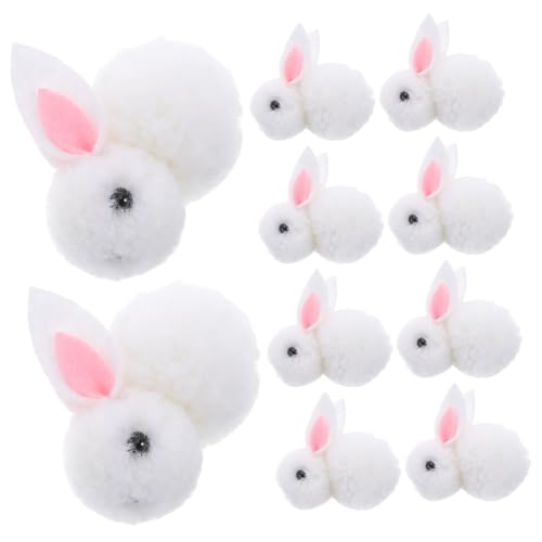 JOINPAYA 20St Hase Stoffhase kleine Hasen-Anhänger Miniatur-Tierfiguren Federkorbfüller Plüsch Kaninchen Bastel Zubehör Simulations-Plüschspielzeug-Puppenornamente Plüschtierfiguren Weiß JOINPAYA 20St Hase Stoffhase kleine Hasen-Anhänger Miniatur-Tierfiguren Federkorbfüller Plüsch Kaninchen Bastel Zubehör Simulations-Plüschspielzeug-Puppenornamente Plüschtierfiguren Weiß von JOINPAYA