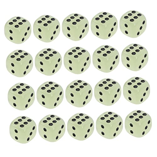 JOINPAYA 20St Leuchtende Würfel nachtleuchtend lumemery Partyzubehör spielewürfel Standard-Spielwürfel Tischspielwürfel Party-Unterhaltungsversorgung Würfelspiel-Requisite Harz Black JOINPAYA 20St Leuchtende Würfel nachtleuchtend lumemery Partyzubehör spielewürfel Standard-Spielwürfel Tischspielwürfel Party-Unterhaltungsversorgung Würfelspiel-Requisite Harz Black von JOINPAYA