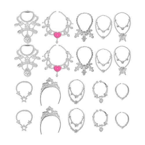JOINPAYA 20St Zubehör Puppen Accessoires Puppenaccessoires Puppen Schmuck Puppengeschirr Spielzeughalskette Halsketten für Miniaturpuppen Mini-Puppen-Halsketten-Set Plastik JOINPAYA 20St Zubehör Puppen Accessoires Puppenaccessoires Puppen Schmuck Puppengeschirr Spielzeughalskette Halsketten für Miniaturpuppen Mini-Puppen-Halsketten-Set Plastik von JOINPAYA