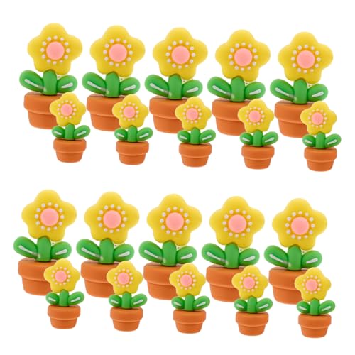 JOINPAYA Miniatur-topfpflanzen 20er-Set – Miniatur-blumentöpfe Für Puppenhäuser – Miniatur-puppenhauszubehör – Winzige Kunstpflanzen Als Puppenhausdekoration – Perfekt Für Räume von JOINPAYA
