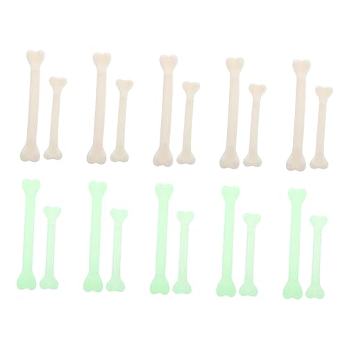 JOINPAYA 20Stücke Halloween Plastikknochen Deko Gruselige Skelett Requisiten für Halloween Partys Gemischte Farben für Spukhäuser und von JOINPAYA