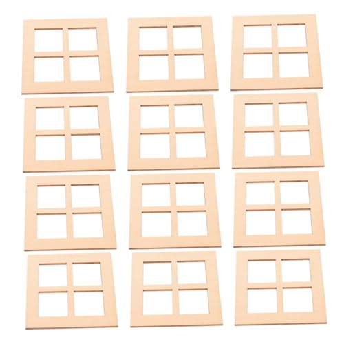 JOINPAYA 20 Stück Miniatur Holzfensterrahmen Selbstgemacht Puppenhaus Fenster im Maßstab 1:12 Detailgetreue Fenster für Kreative Bastelprojekte Kleiner Möbelzubehör Puppenhaus Dekoration JOINPAYA 20 Stück Miniatur Holzfensterrahmen Selbstgemacht Puppenhaus Fenster im Maßstab 1:12 Detailgetreue Fenster für Kreative Bastelprojekte Kleiner Möbelzubehör Puppenhaus Dekoration von JOINPAYA