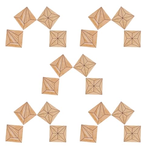 JOINPAYA 20Stücke Retro Holzfliesen für Küche Wohnzimmer und Schlafzimmer Doppelseitiges Design Dekoratives Landschaftszubehör Vintage Stil JOINPAYA 20Stücke Retro Holzfliesen für Küche Wohnzimmer und Schlafzimmer Doppelseitiges Design Dekoratives Landschaftszubehör Vintage Stil von JOINPAYA
