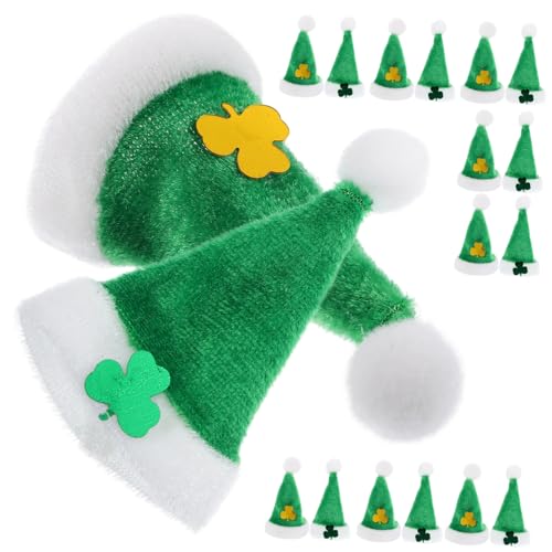 JOINPAYA 20 Stücke Mini Puppe Kleeblatt Hüte St Patricks Tag Dekorationen Für Handwerk Projekte JOINPAYA 20 Stücke Mini Puppe Kleeblatt Hüte St Patricks Tag Dekorationen Für Handwerk Projekte von JOINPAYA